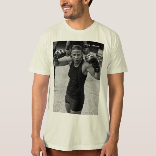 T-shirt bio pour femmes capturées à Cuba (Devant)