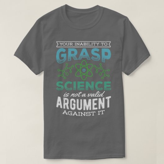 T-shirt Biochimie de l'atome de chem (Design devant)