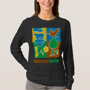 T-shirt Biodiversité Animaux Plantes Climat La faune sauva