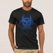 T-shirt Biohazard bleu (Devant)