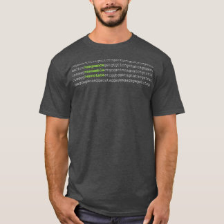 T-shirt Bioinformatique Séquence génomique Assemblage Anno