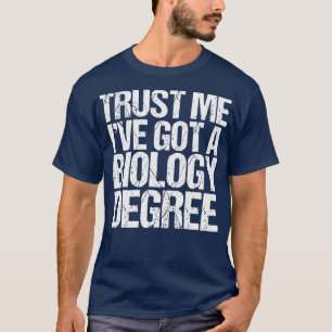 T-shirt Biologie amusante Diplôme majeur