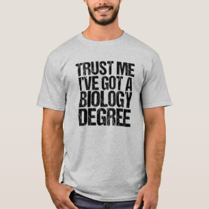T-shirt Biologie amusante Grand diplôme Bio Humour enseig