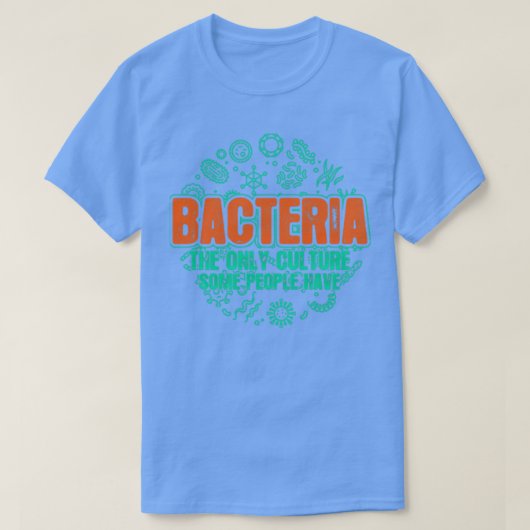 T-shirt Biologie des bactéries de culture (Design devant)