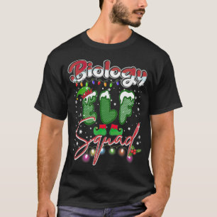T-shirt Biologie Elf Squad Ugly Sweater Christmas Crew bes
