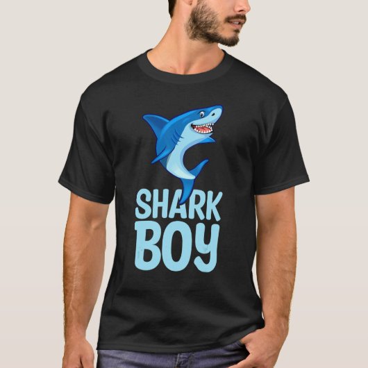 T-shirt Biologie marine Shark Cute Shark Boy (Devant)