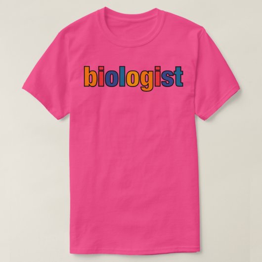 T-shirt biologiste (Design devant)