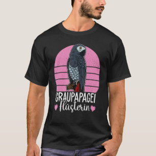 T-shirt Biologiste biologiste des perroquets gris d'Afriqu