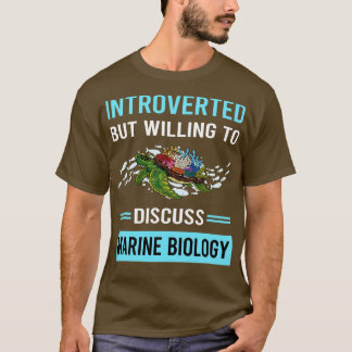 T-shirt Biologiste de biologie marine présenté
