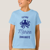 T-shirt Biologiste de Future Marine - Octopus (Devant)
