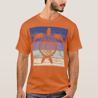 T-shirt Biologiste de la tortue marine Vintage Rétro 2