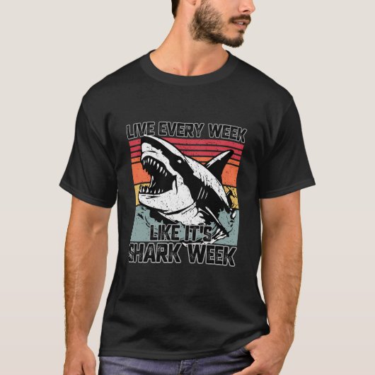 T-shirt Biologiste de l'océan requin rétro Amoureux des an (Devant)