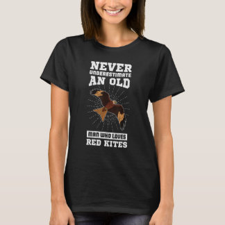 T-shirt Biologiste des cerfs-volants rouges Ornithologiste