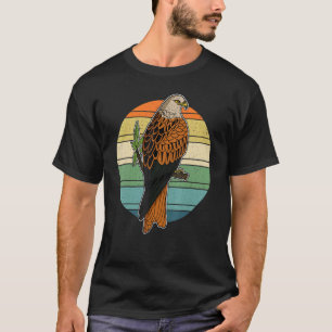 T-shirt Biologiste des cerfs-volants rouges Ornithologue O