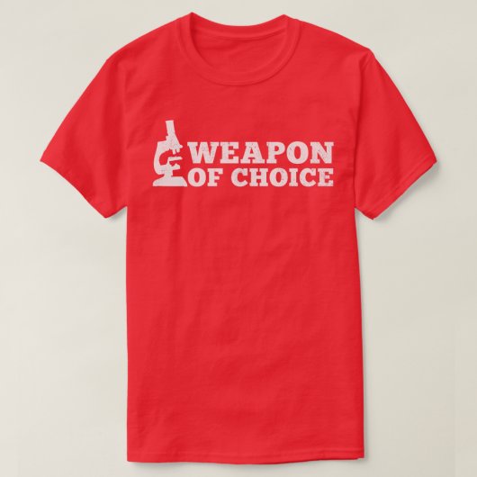 T-shirt Biologiste du microscope Vintage (Design devant)