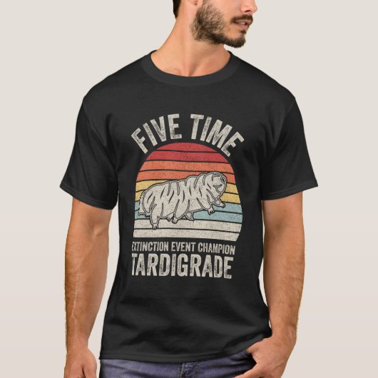 T-shirt Biologiste en microbiologie Tardigrade (Devant)