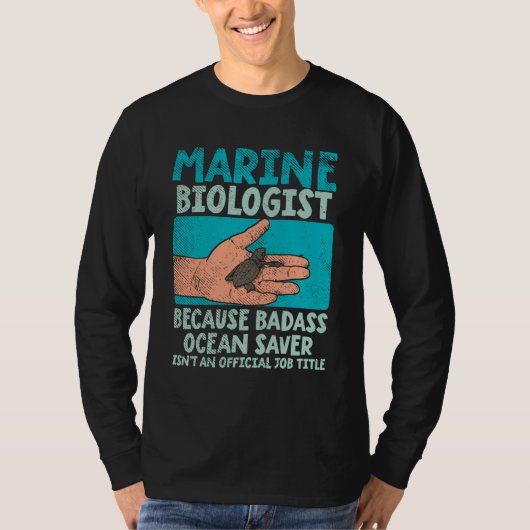 T-shirt Biologiste marin (Devant)