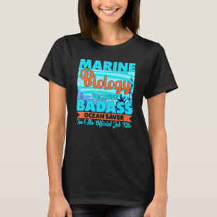 T-shirt Biologiste marin Baleine Vie marine Biologie océan