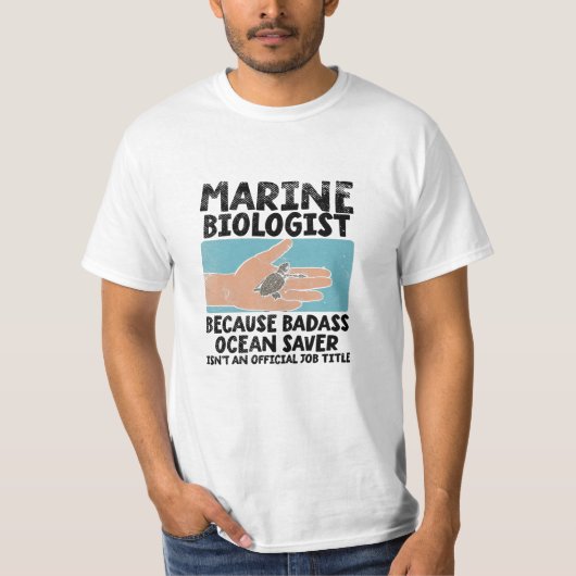 T-shirt Biologiste marin Biologie marine (Devant)