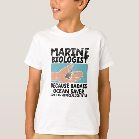 T-shirt Biologiste marin Biologie marine (Devant)