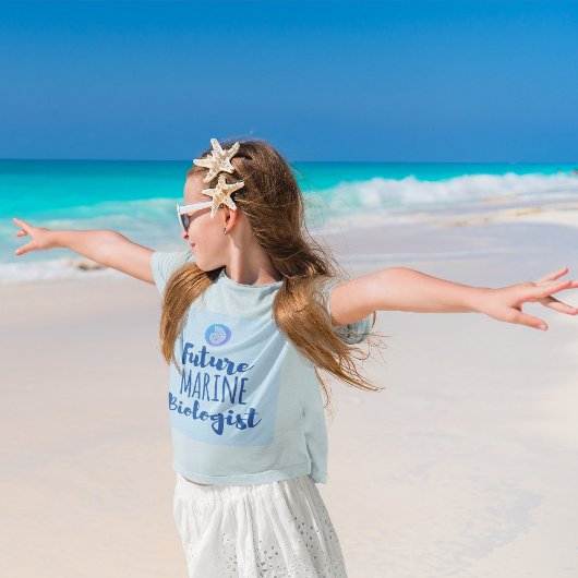 T-shirt Biologiste marin de l'avenir - coquille marine