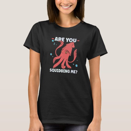 T-shirt Biologiste marin des calmars 4 (Devant)