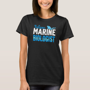 T-shirt Biologiste marin futur Étudiant en biologie marine