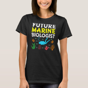 T-shirt Biologiste marin futur Étudiant en biologie marine