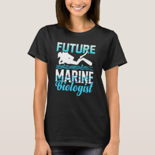 T-shirt Biologiste marin futur Étudiant en biologie marine