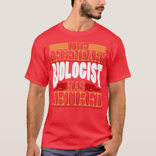 T-shirt Biologiste retraité