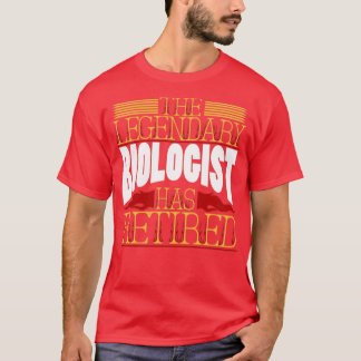 T-shirt Biologiste retraité