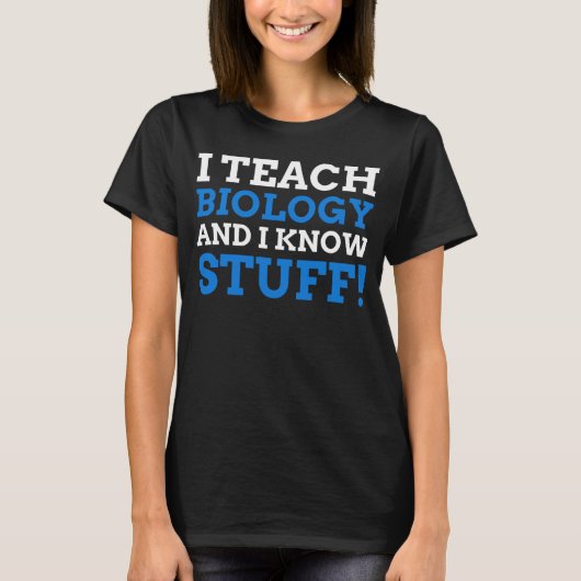 T-shirt Biology Teacher (Devant)