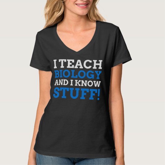 T-shirt Biology Teacher (Devant)