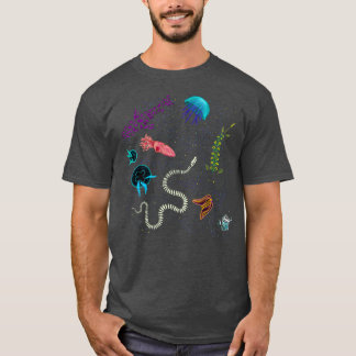 T-shirt Bioluminescent océanique