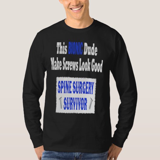 T-shirt Bionic  Spinal Stenosis Recovery  Spine Surgery (Devant)