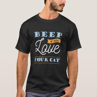 T-shirt Bipez Si Vous Aimez Votre Chat Drôle De Dicton Pou