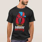 T-shirt Birbing Ain't Easy Parrot I Eclectus Femme Raglan (Devant)