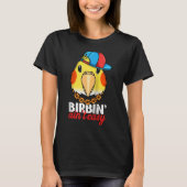 T-shirt Birbing Ain't Easy Parrot I Lutino Cockatiel Ragla (Devant)