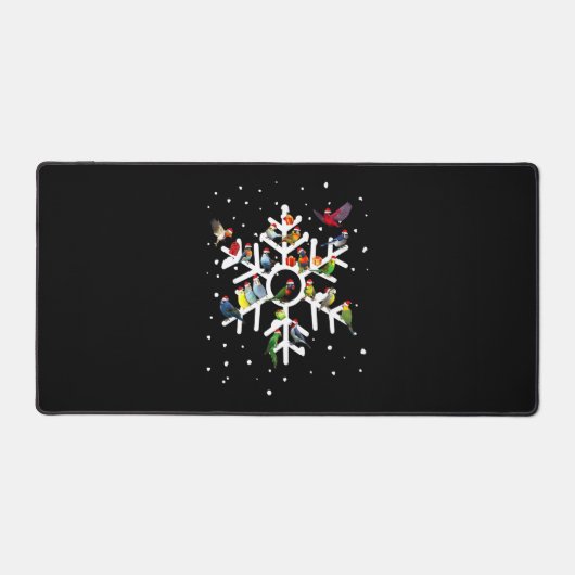 T-shirt Bird Art Christmas Bird Lover (Recto)