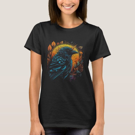 T-shirt Bird Artwork  Bird Motif Animal Bird 7 (Devant)