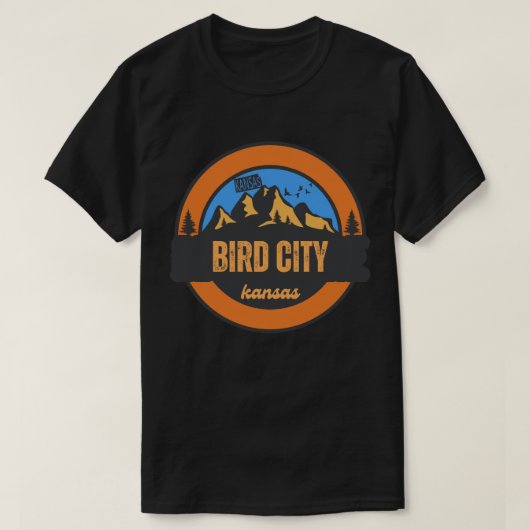 T-shirt Bird City, Kansas (Design devant)