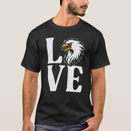 T-shirt Bird Flying Animal Ornithology Eagle Whisperer (Devant)