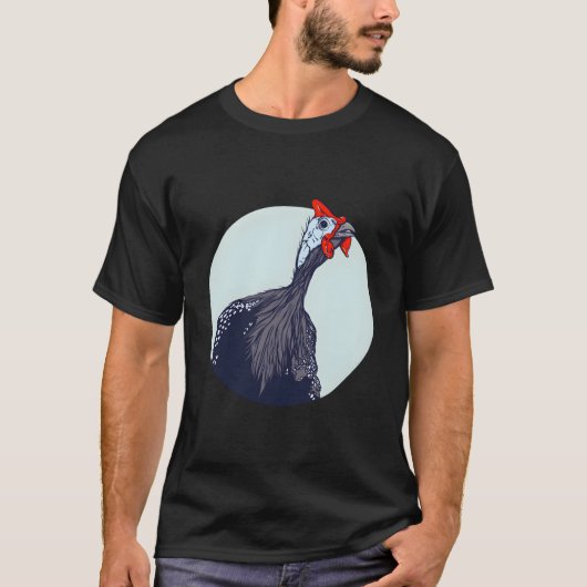 T-shirt Bird Guinea Fowl (Devant)