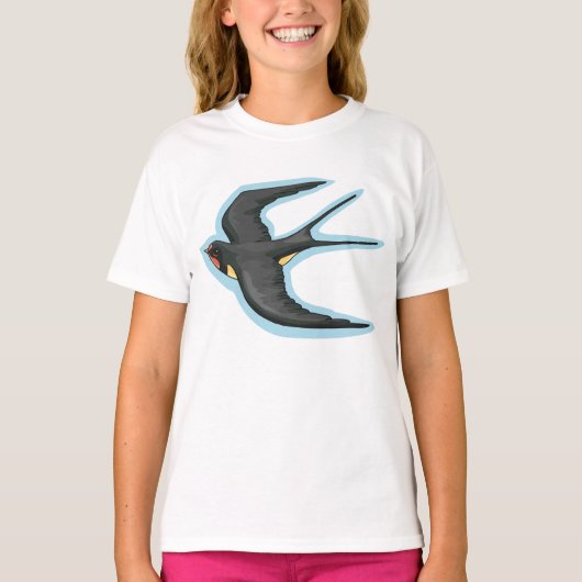 T-shirt Bird in Flight (Devant)