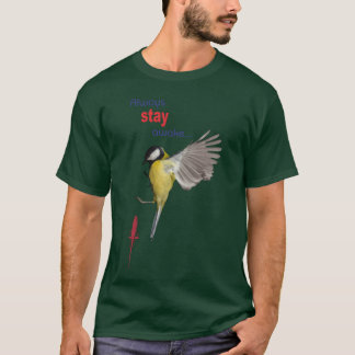 T-shirt Bird in Flight Inspirational Design cadeau vintage