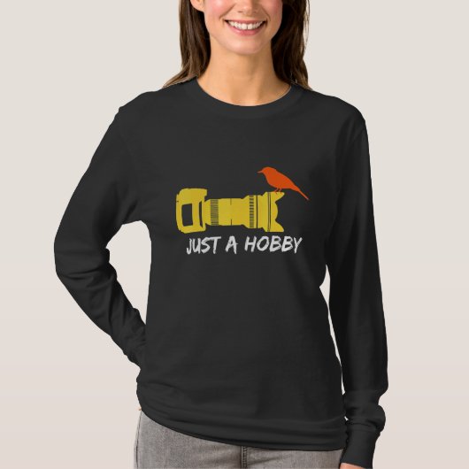 T-shirt Bird Just A Hobby Oiseau Observation Oiseau Observ (Devant)