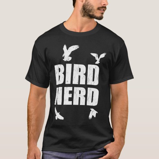 T-shirt Bird Nerd Ornithologist Bird Customer (Devant)