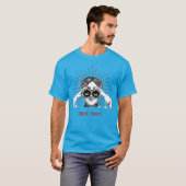 T-shirt Bird Nerd Woman Binoculars (Devant entier)