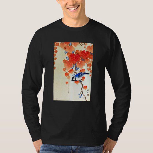 T-shirt Bird on Branch by Ohara Koson (Devant)
