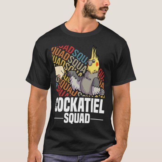 T-shirt Bird Parrot Cockatiel  1 (Devant)